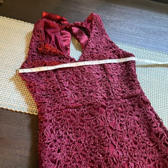 B. Darlin Sequin and Lace Dress - Picture 3 of 11